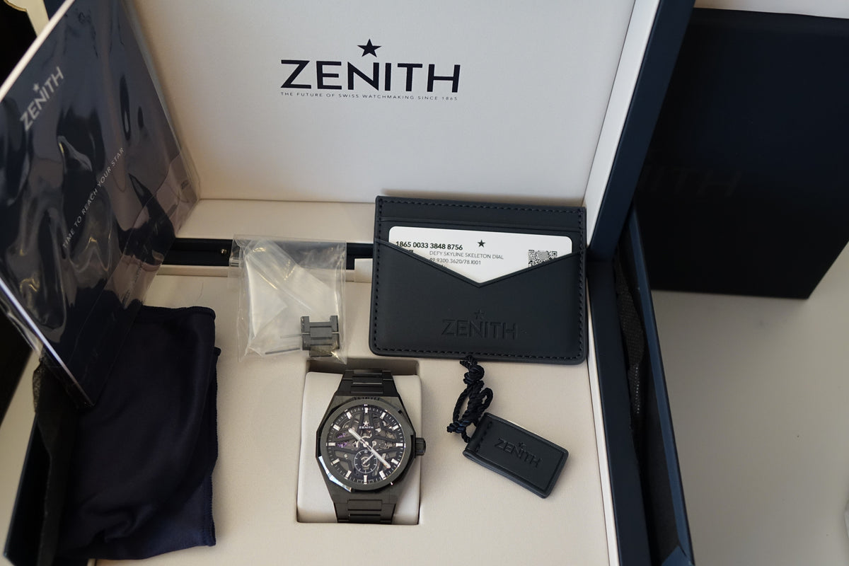 Zenith Defy Skyline Skeleton Black Ceramic 49.9300.3620/78.I001