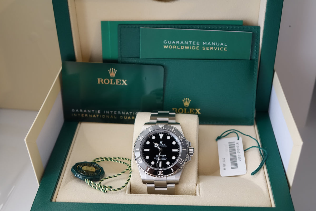 BNIB Rolex Submariner ND 124060 no date sub