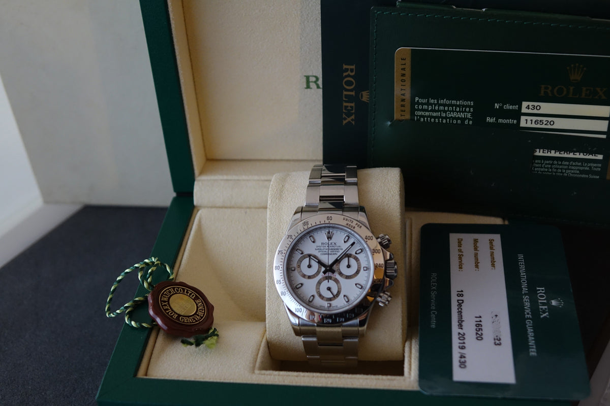 Rolex Daytona 116520 APH dial white