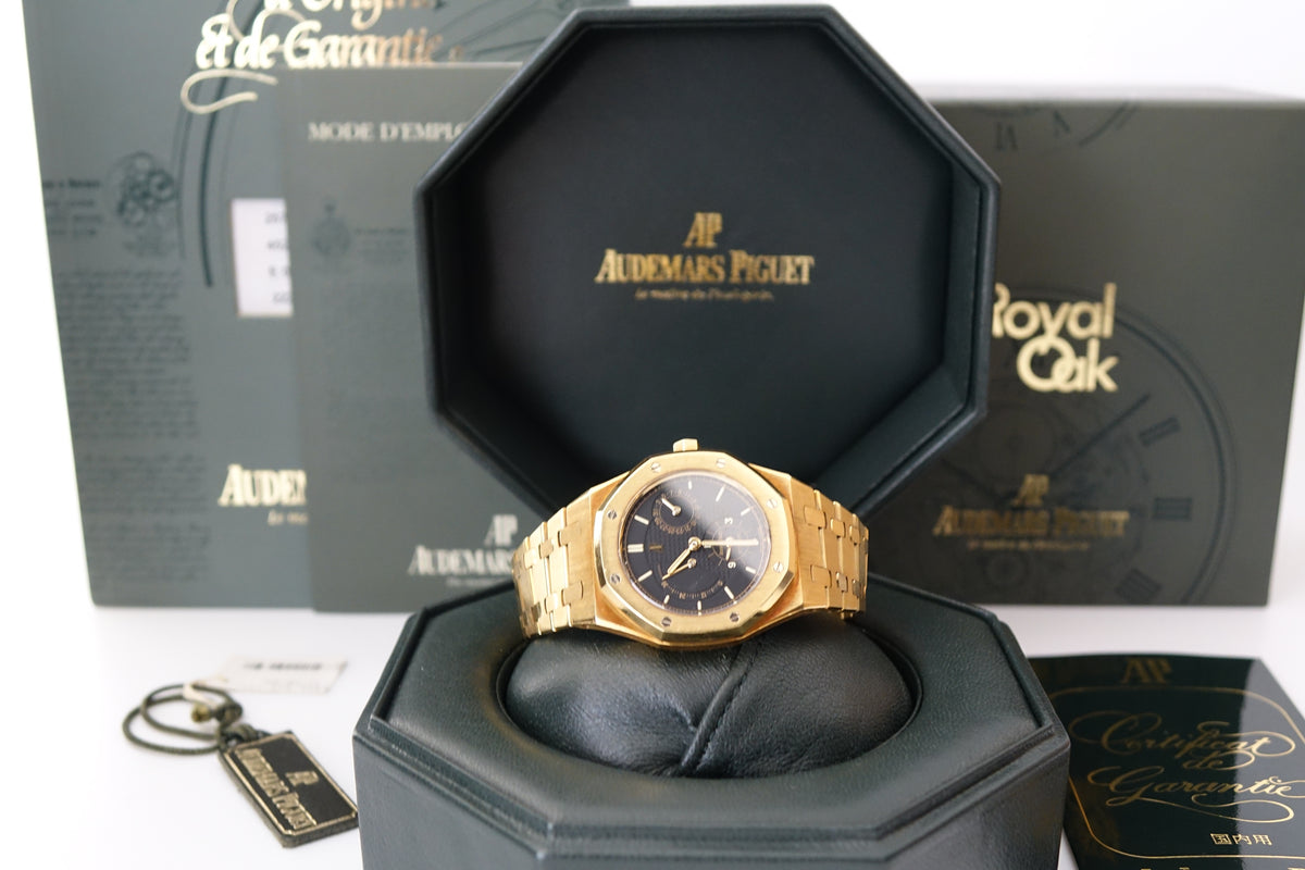 Rare Audemars Piguet Dual Time 25730BA/O/0789BA/04