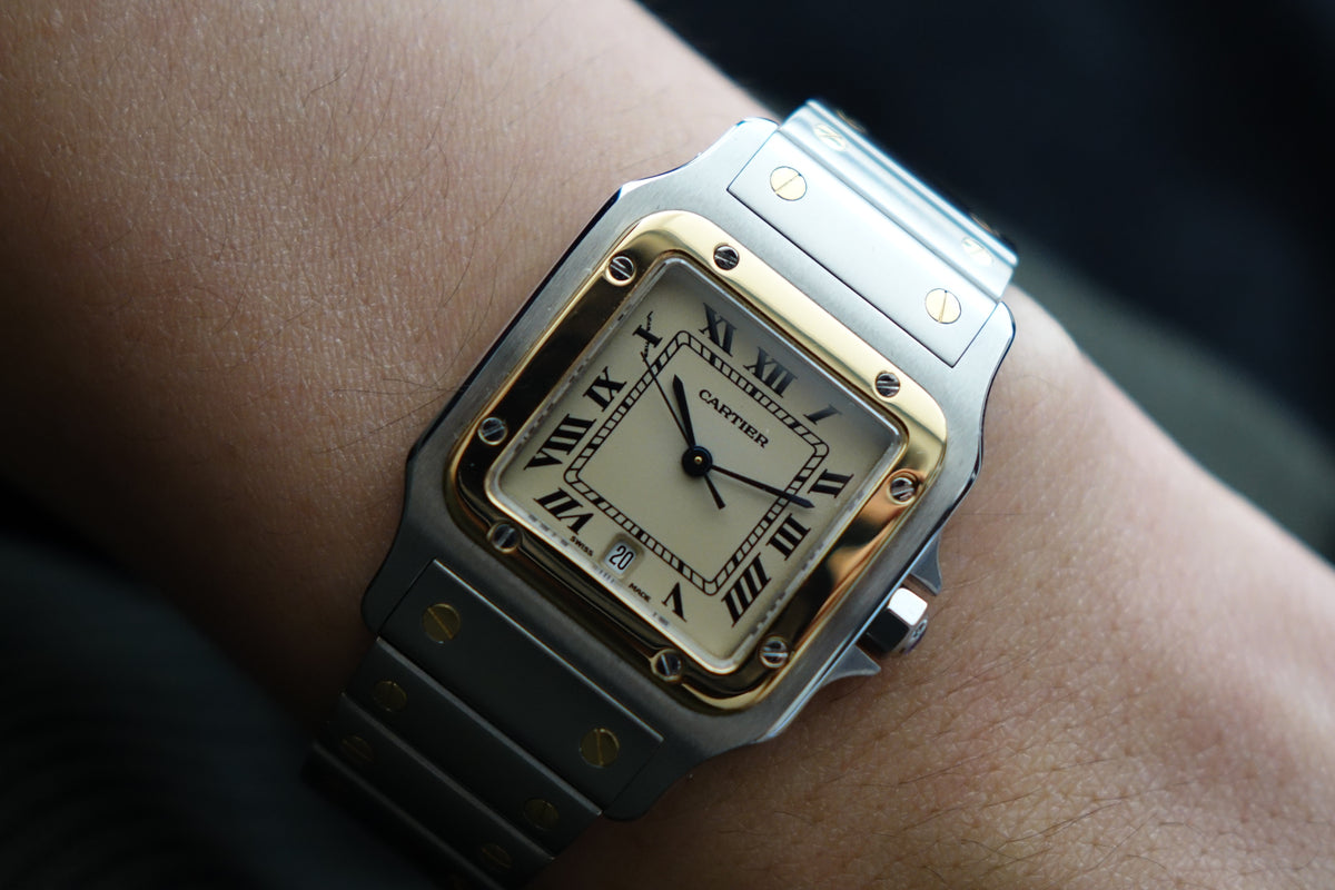 Cartier Santos Galbée 187901  Quartz watch only