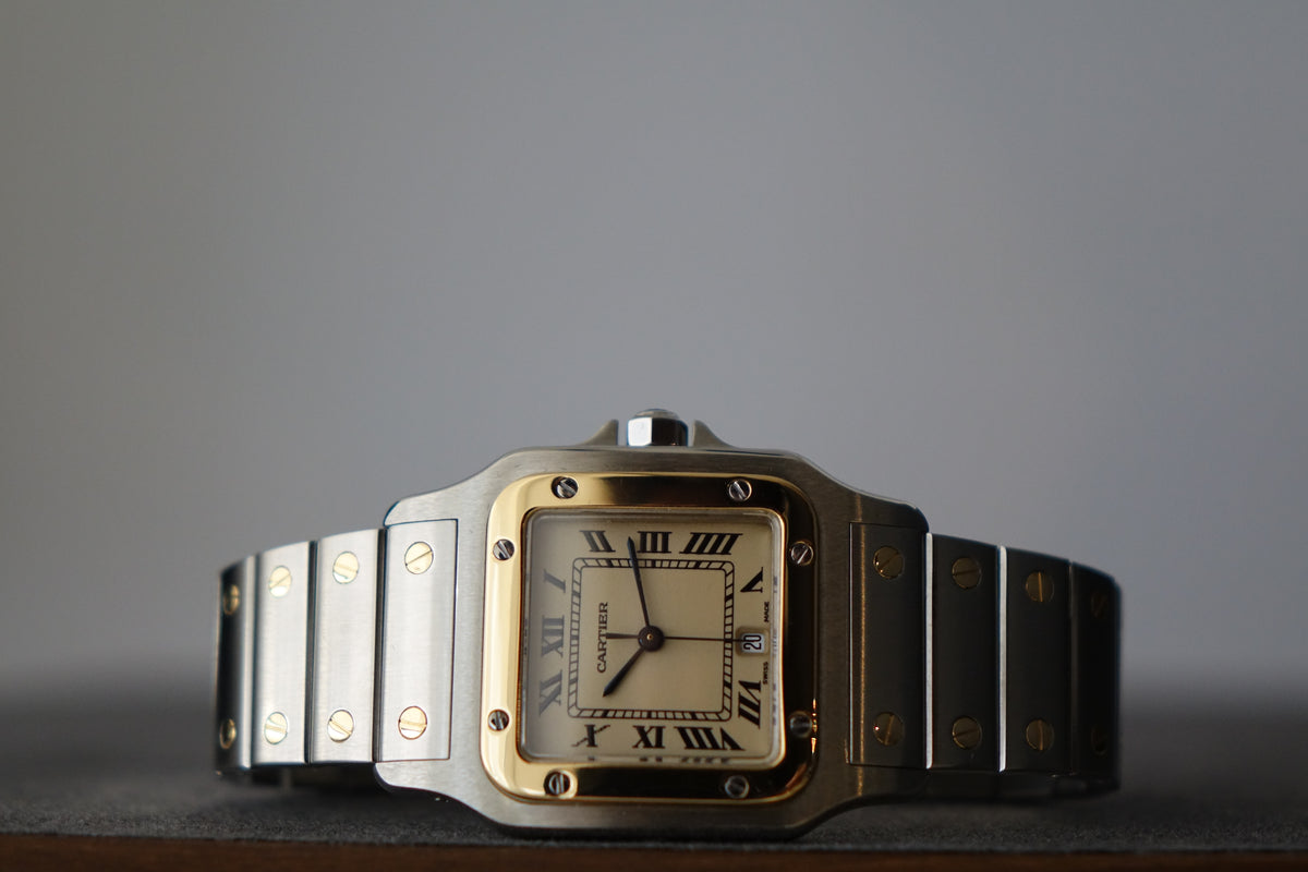 Cartier Santos Galbée 187901  Quartz watch only