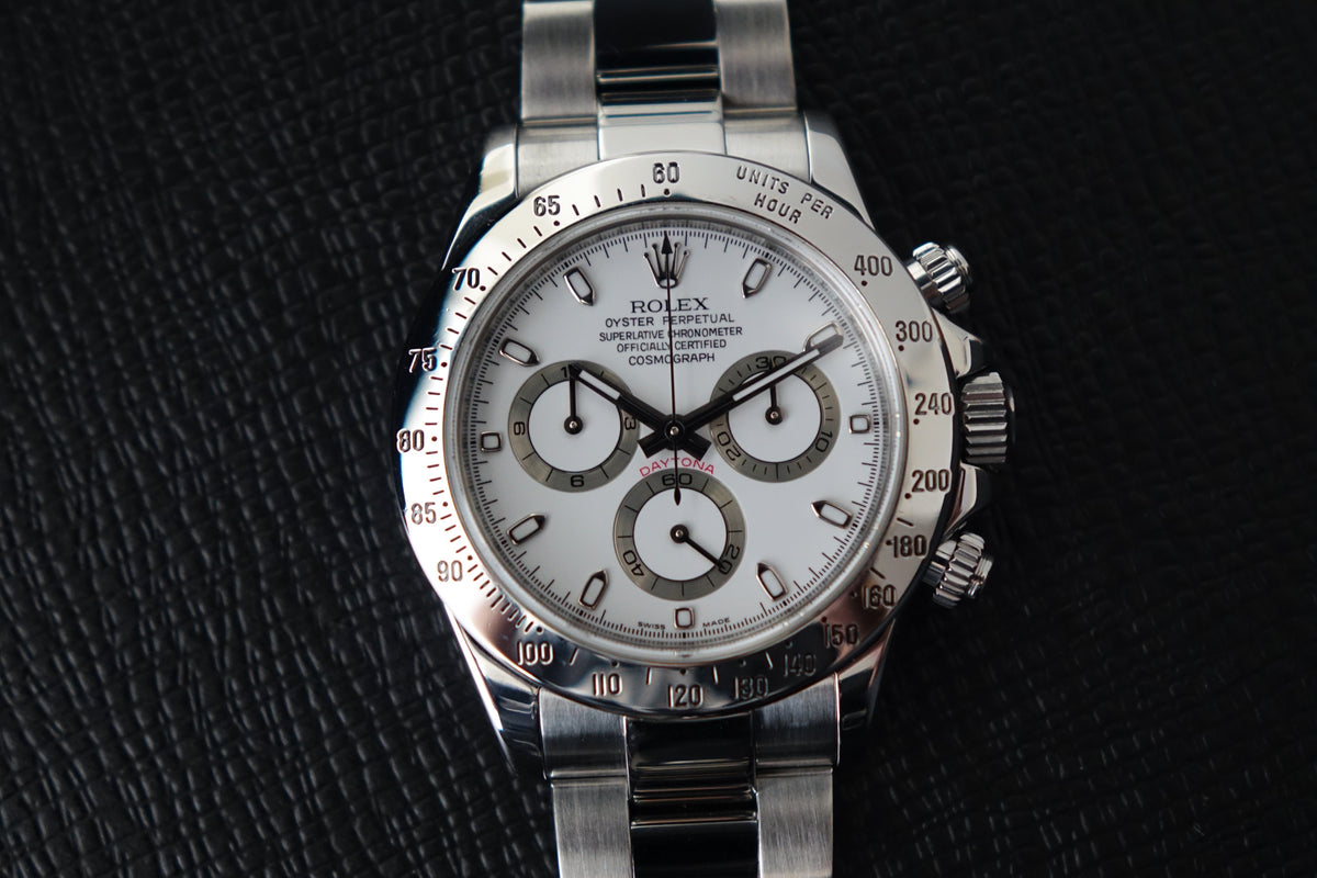 Rolex Daytona Panda 116520 white dial