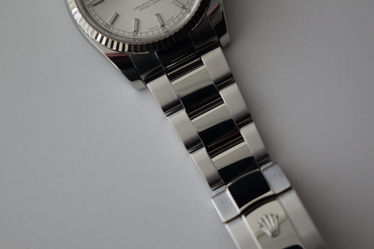 Rolex Datejust 36 116234 silver baton oyster