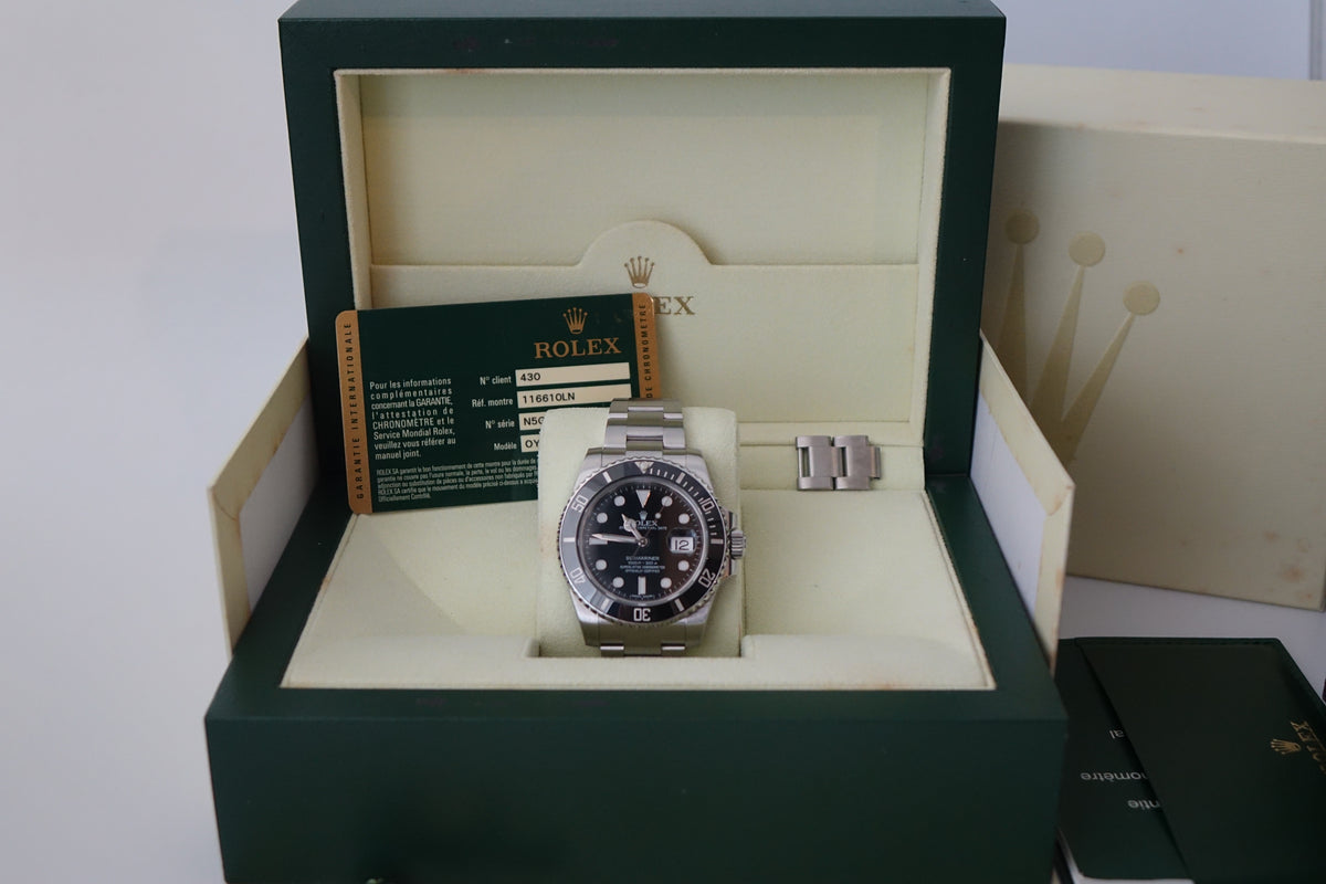 Rolex Submariner Date 116610LN full set