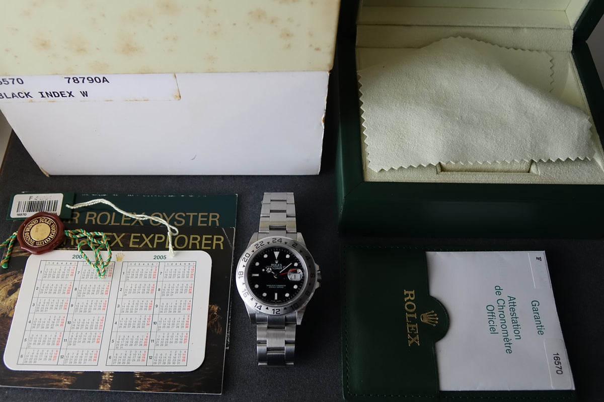 NOS Rolex Explorer 2 16570 Black