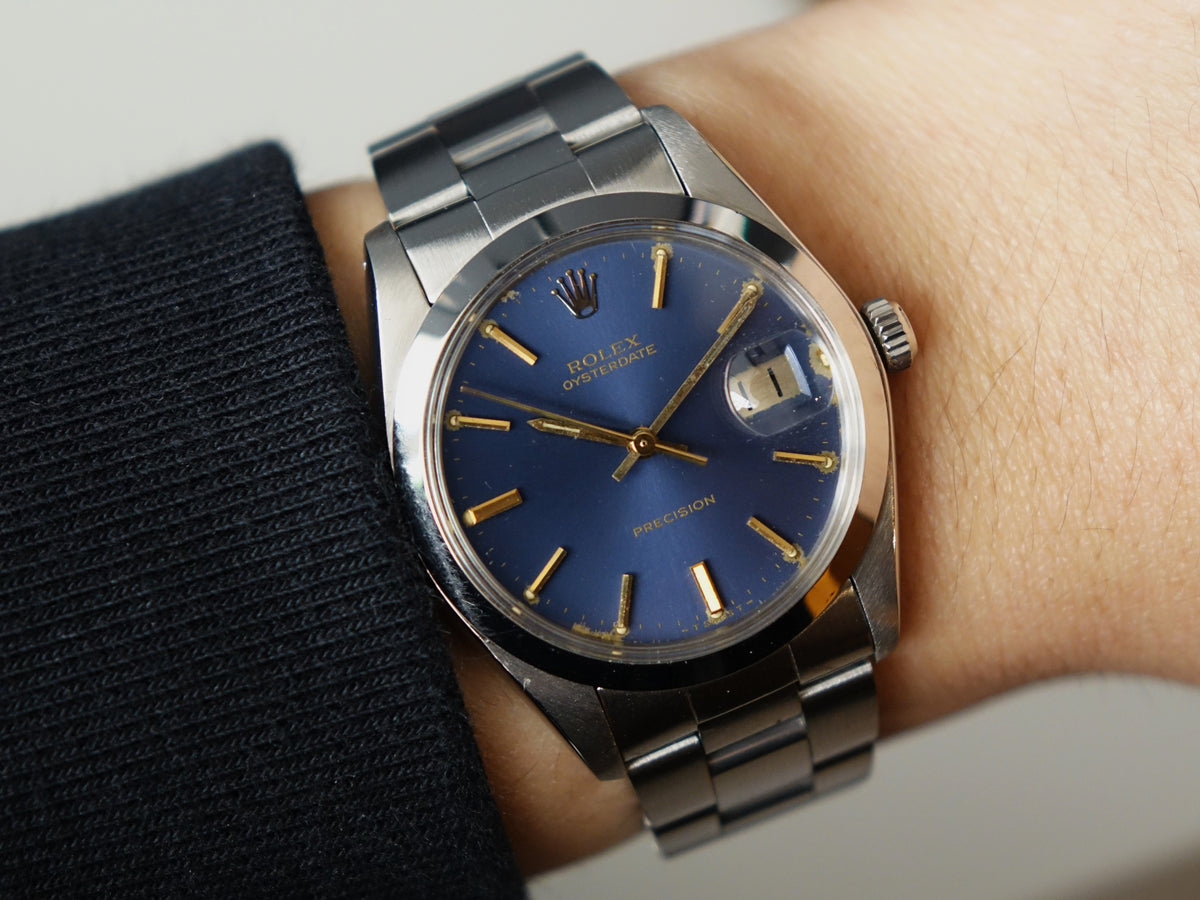 Rare Blue Rolex Oyster Date 6694 full set