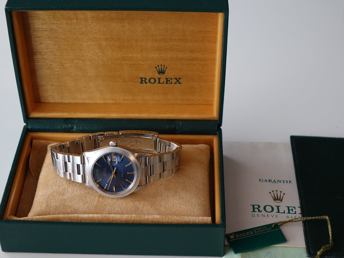 Rare Blue Rolex Oyster Date 6694 full set