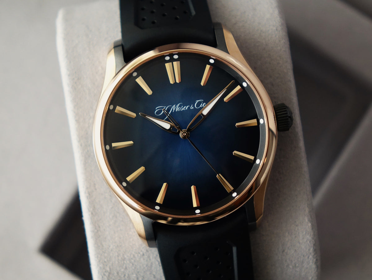 Moser Pioneer Centre Seconds Rose gold titanium 3200-0903