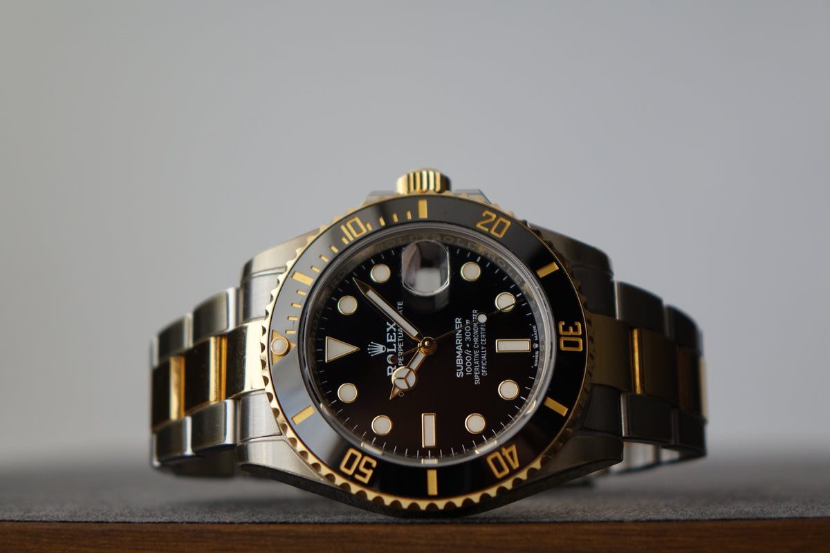 Rolex Submariner Date 126613LN half gold black dial watch only