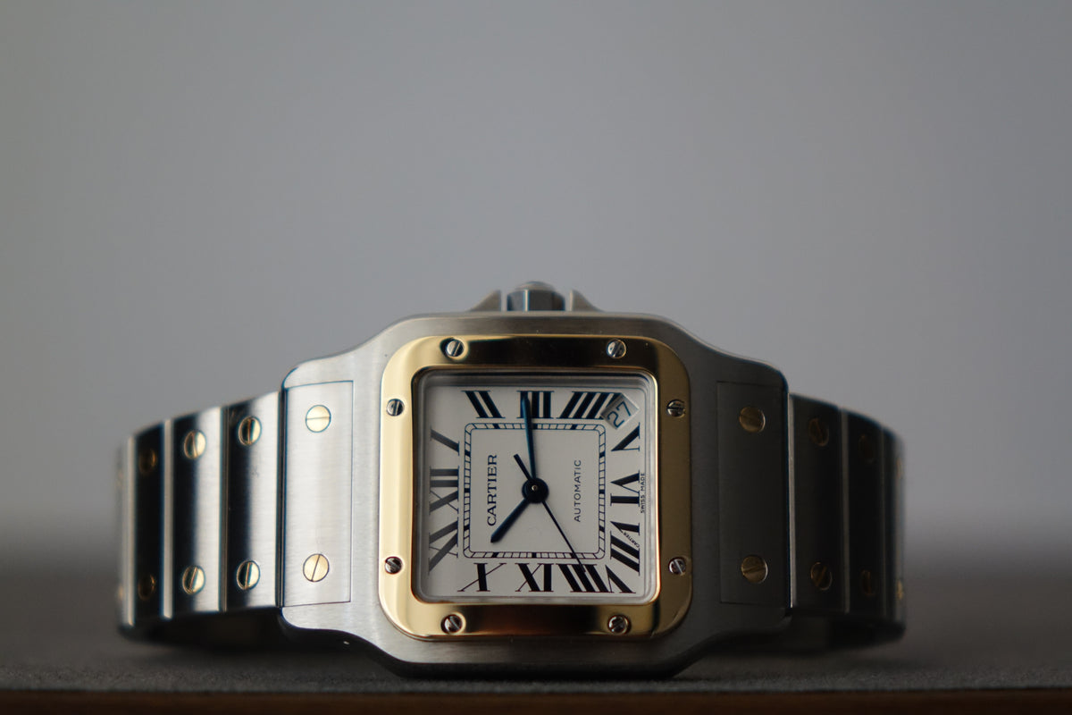 Cartier Santos Galbee 2823 W20099C4 half gold full set