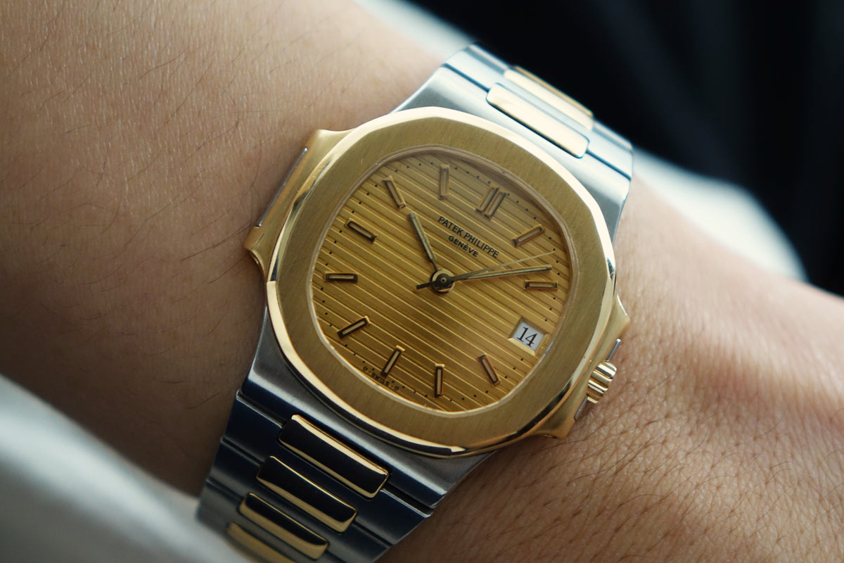 Patek Philippe Nautilus 3800 champagne dial