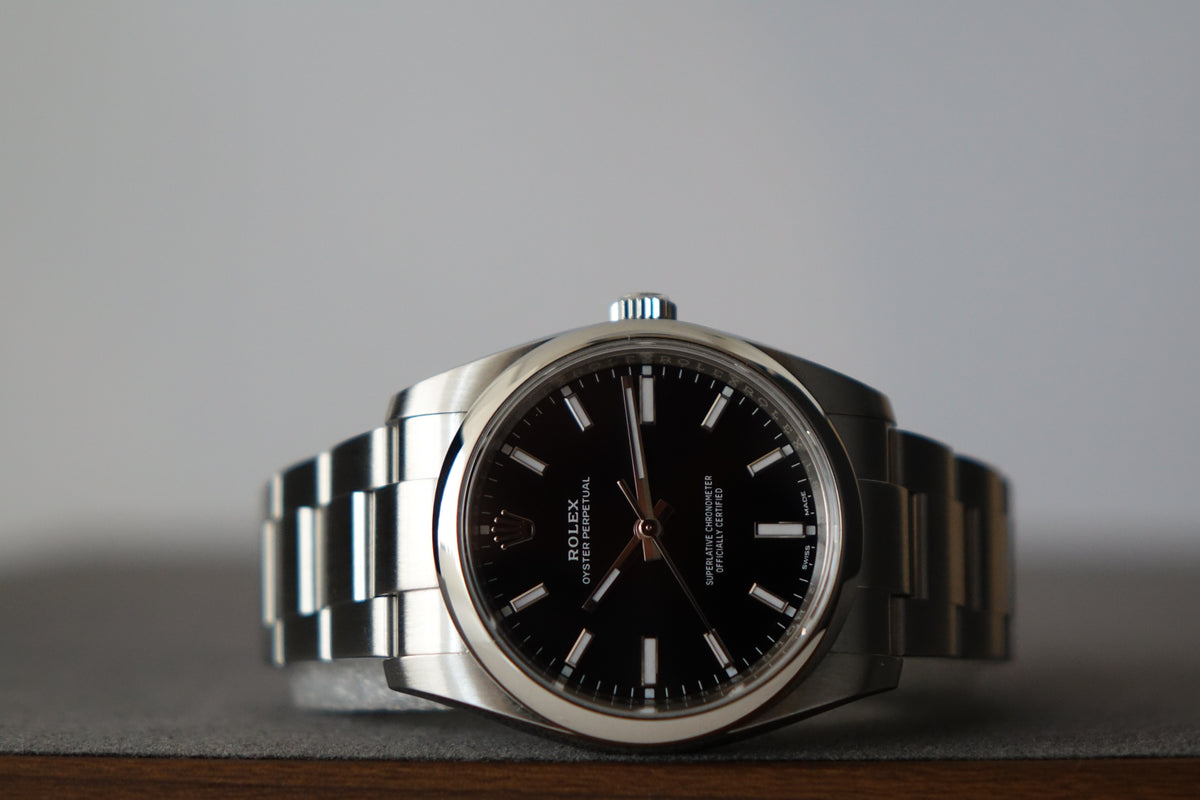 Rolex Oyster Perpetual 114200 black dial