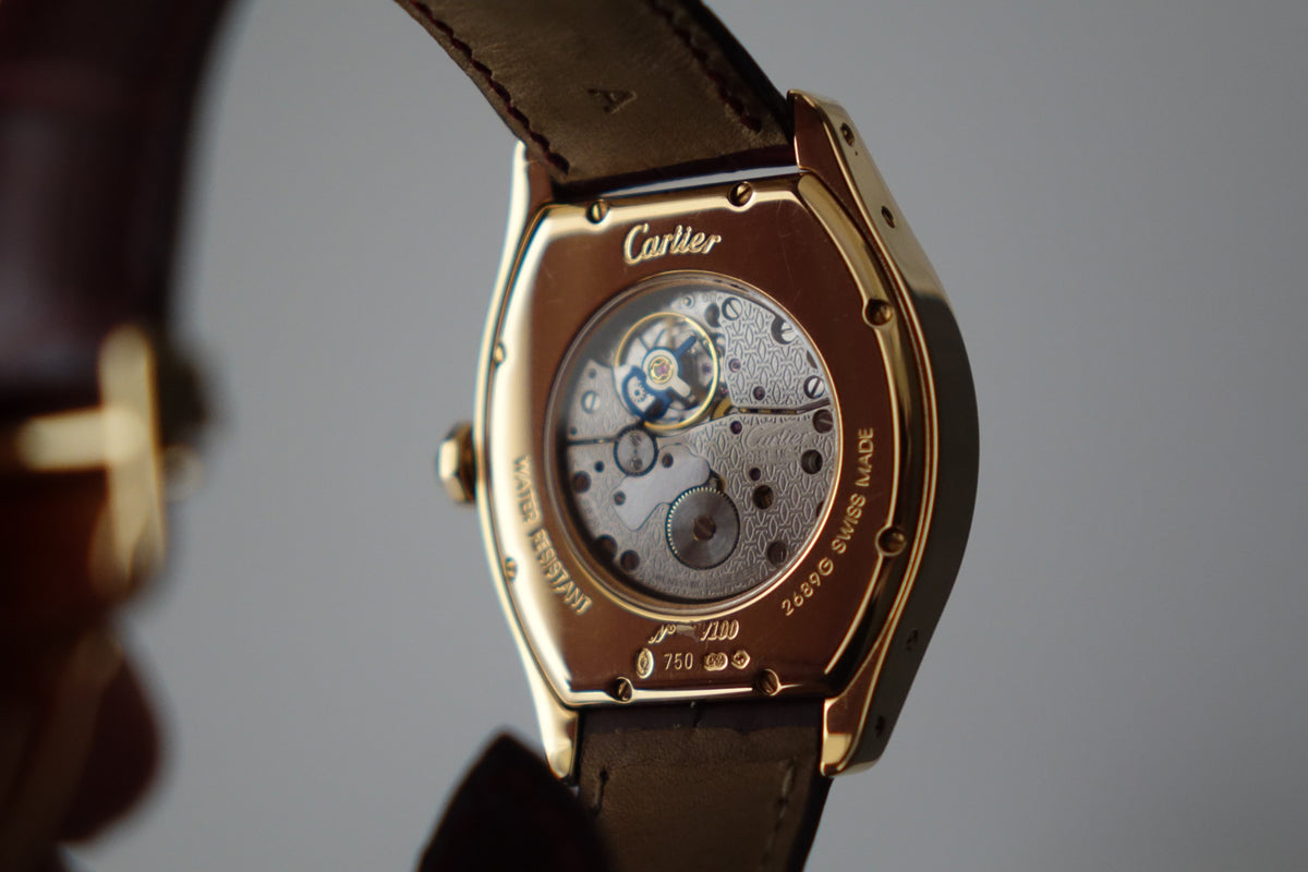 CPCP Cartier Tortue Retrograde seconds 2689G