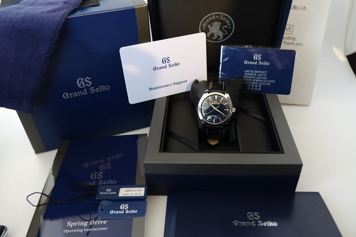 Grand Seiko Elegance Night Sky of Shinshu SBGY017G full set