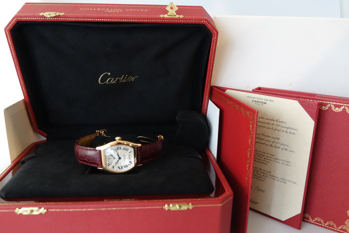 CPCP Cartier Tortue Retrograde seconds 2689G