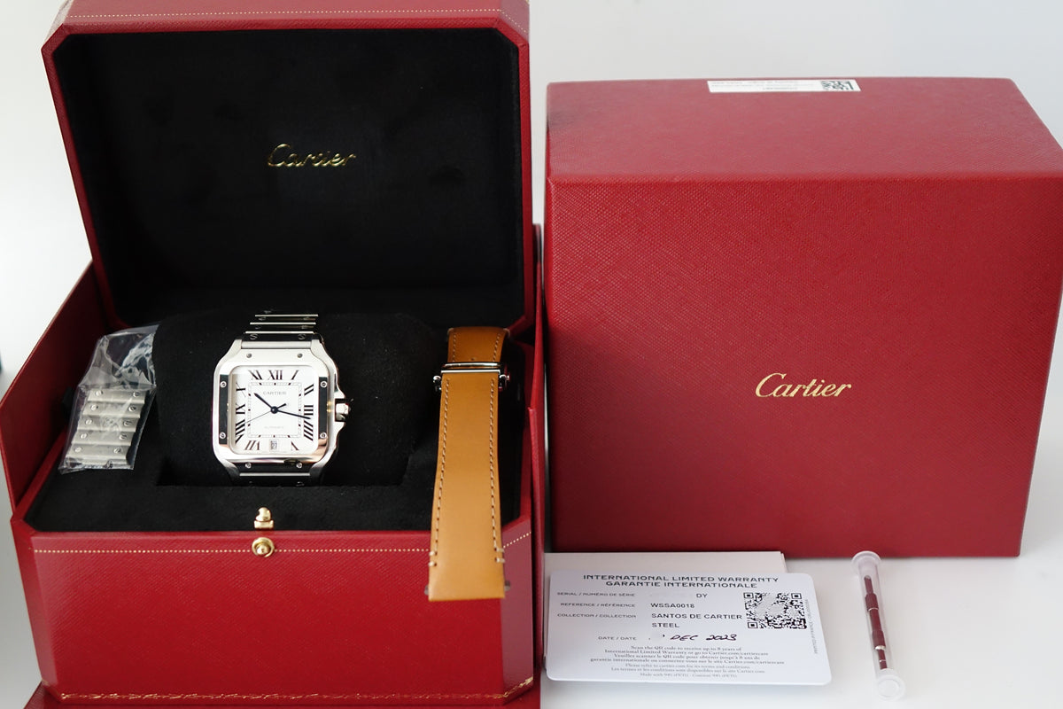 Cartier Santos De Cartier Lage Steel WSSA0018