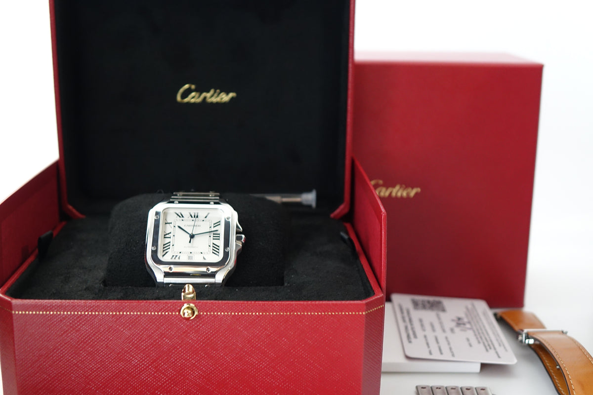 Cartier Santos De Cartier Steel WSSA0018 Large