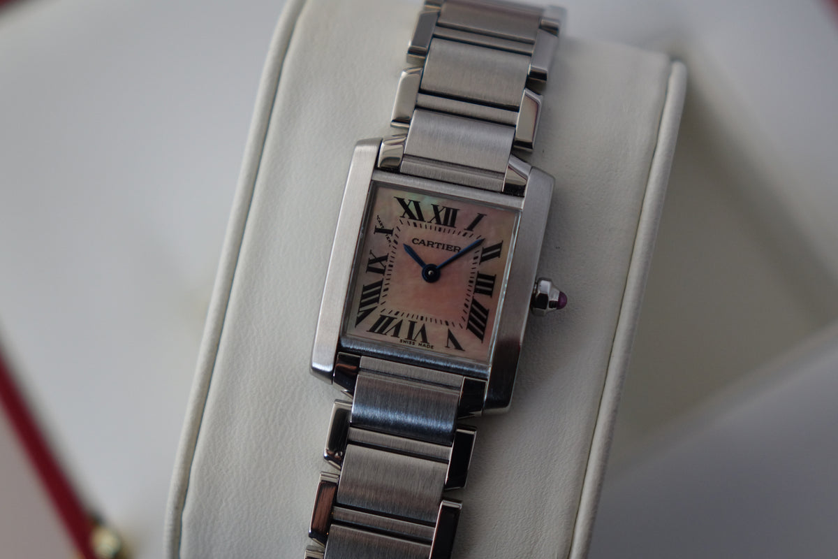 Cartier Tank Francaise Small MOP Dial W51028Q3 2878