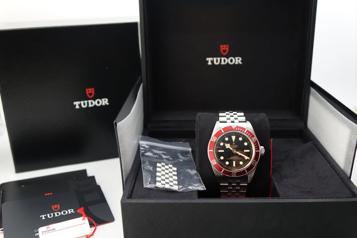 Tudor Black Bay 41 Burgundy jubilee M7941A1A0RU full set