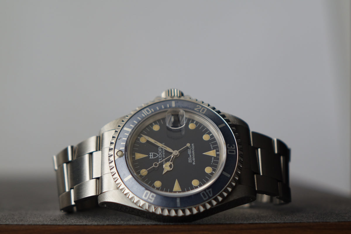 Tudor Submariner Date 79190 blue creamy patina full set