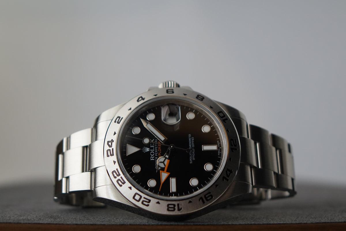 Rolex Explorer 2 II 216570 black dial full set serviced in June 24