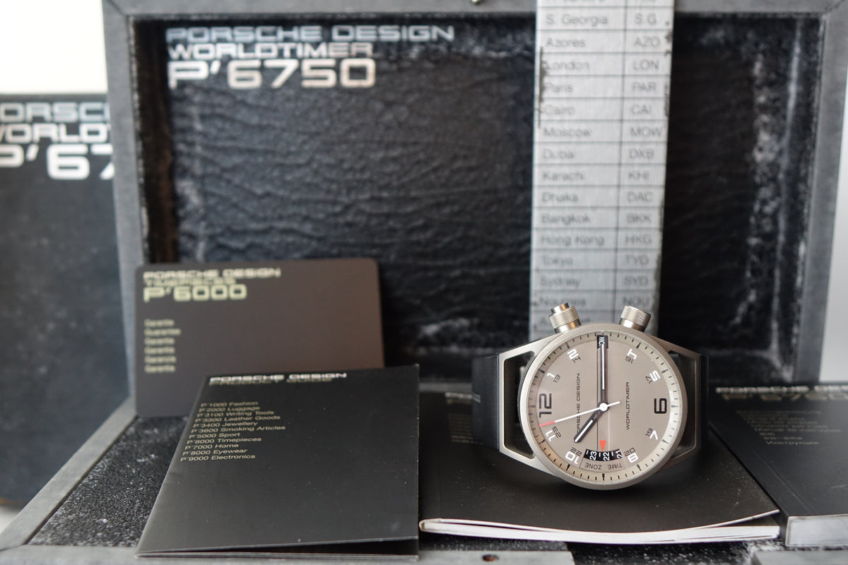 Porsche Design Worldtimer 6750.10.24.1180 full set