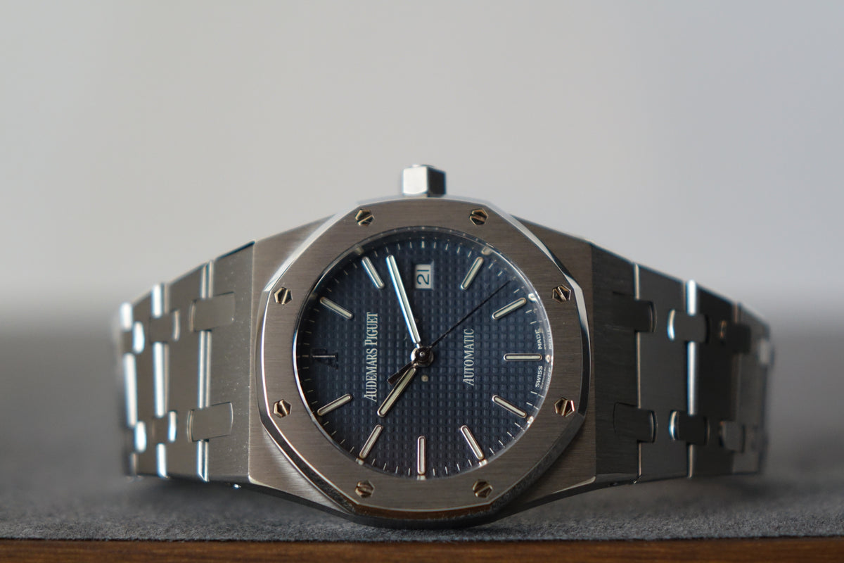 Audemars Piguet Royal Oak Blue dial 15000ST full set