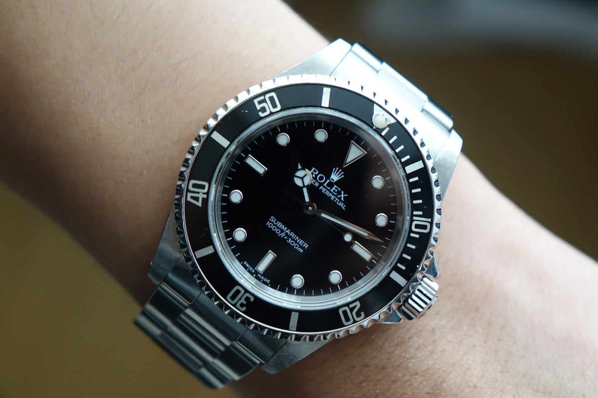 Rolex Submariner 14060 ND no date 2 liner full set