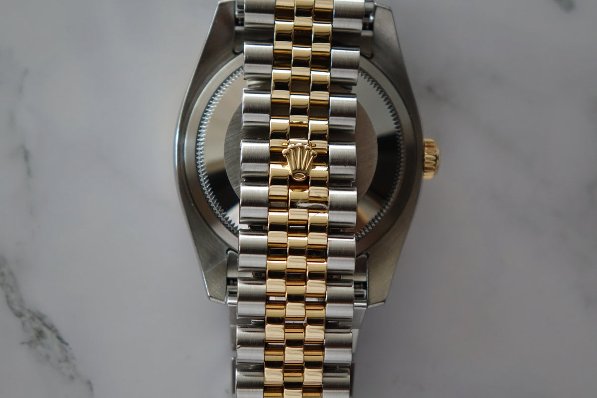 Rolex Datejust 36 116233G champagne dial 10pt diamonds