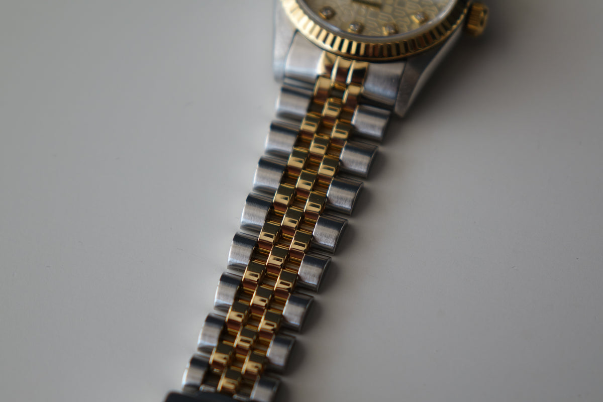 Rolex Datejust 31 68273G Computer dial 10PT diamonds