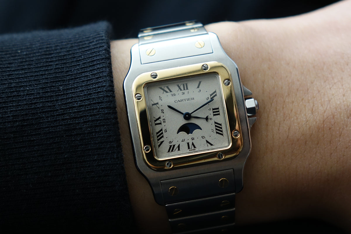 Cartier Santos Galbee Moonphase 119901