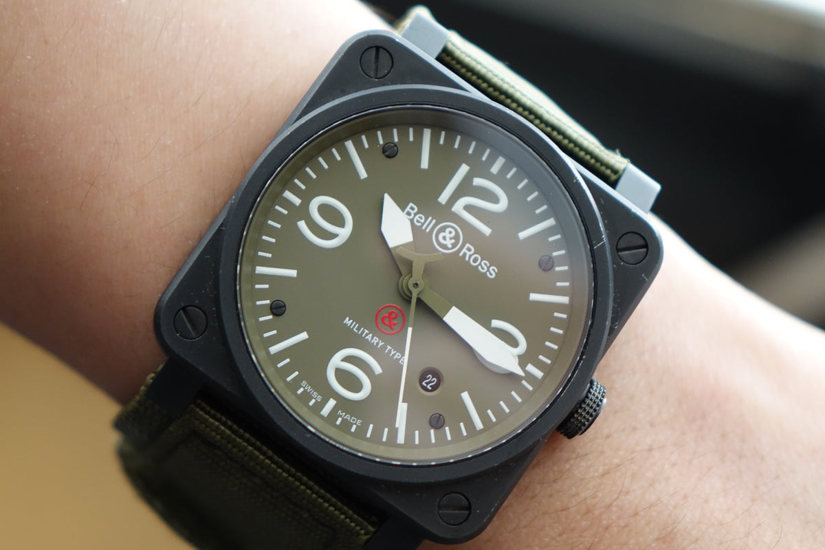 Bell & Ross BR 03-92 Military 42mm Green Khaki Dial