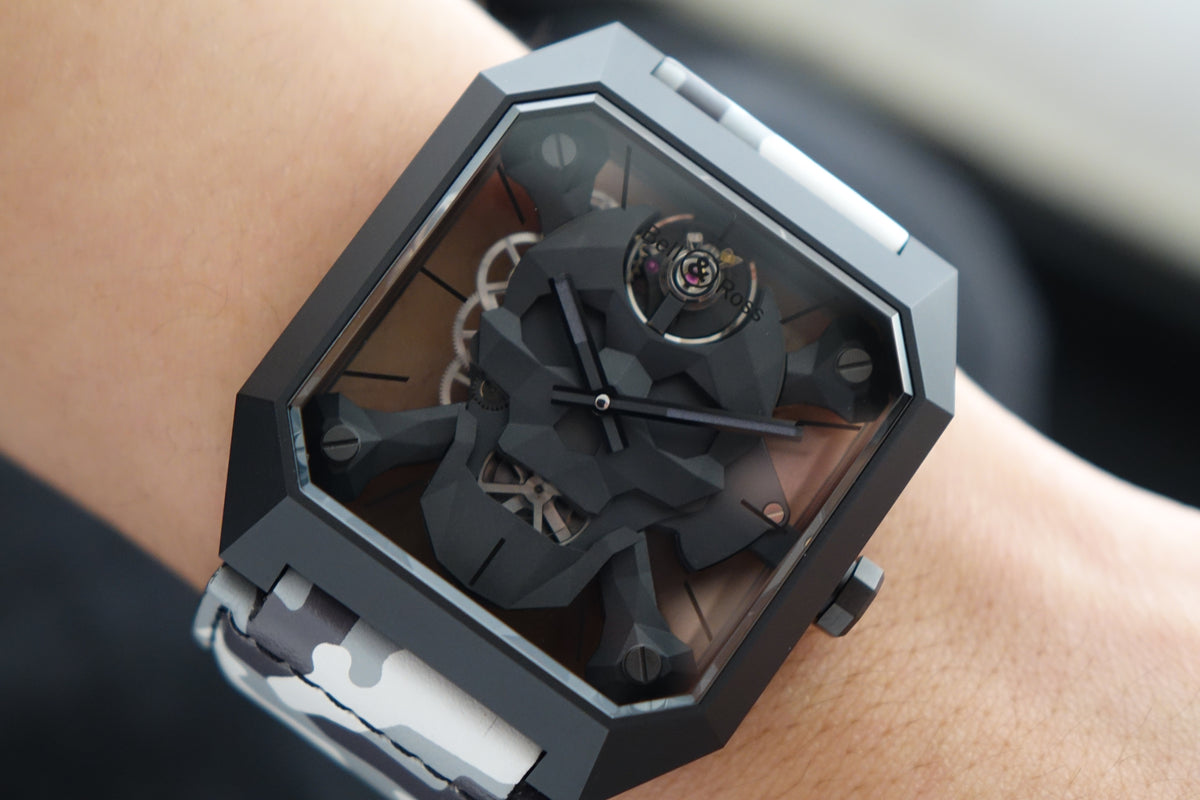 Bell & Ross Cyber Skull Limited Edition BR01-CSK-CE-00313 full set