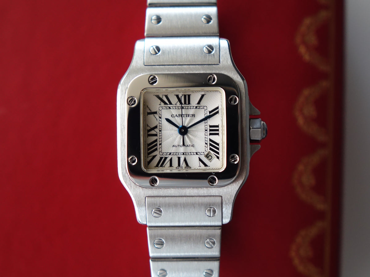 Cartier Santos Galbee ladies 2423 w20044d6 Galbée