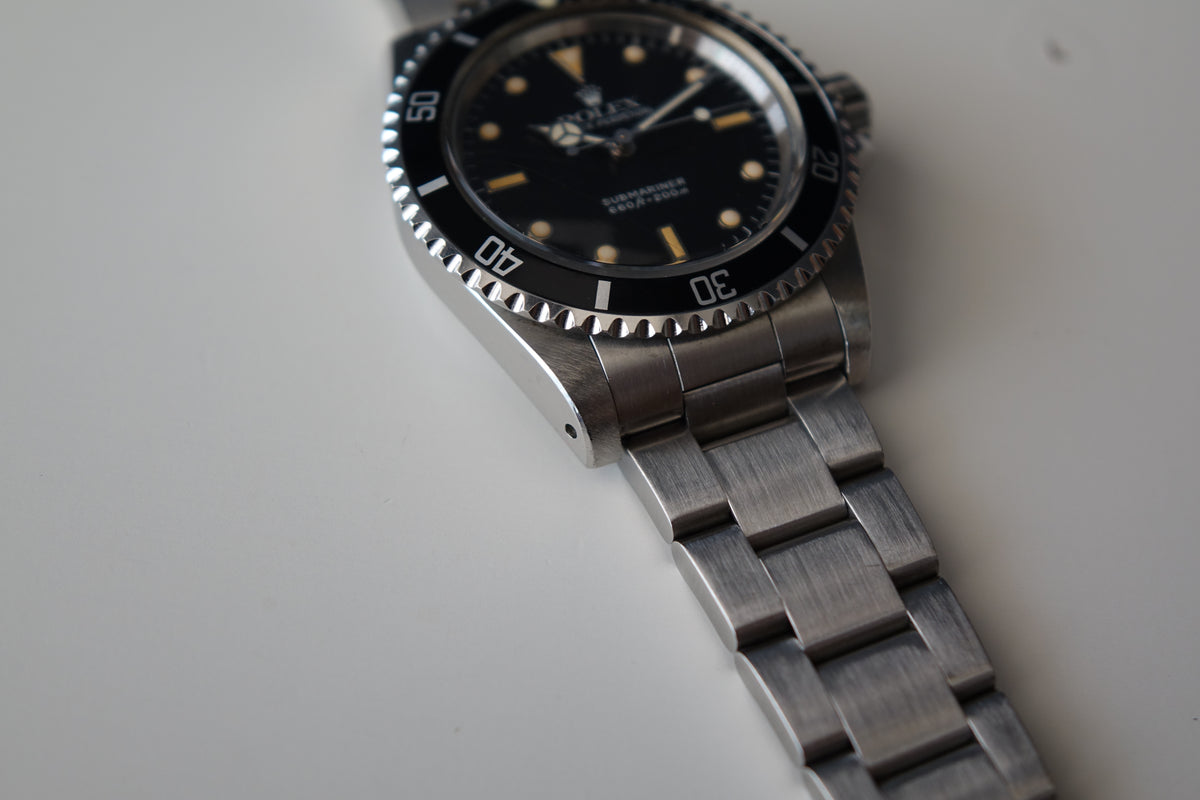 Vintage Rolex Submariner 5513 Tritium creamy patina