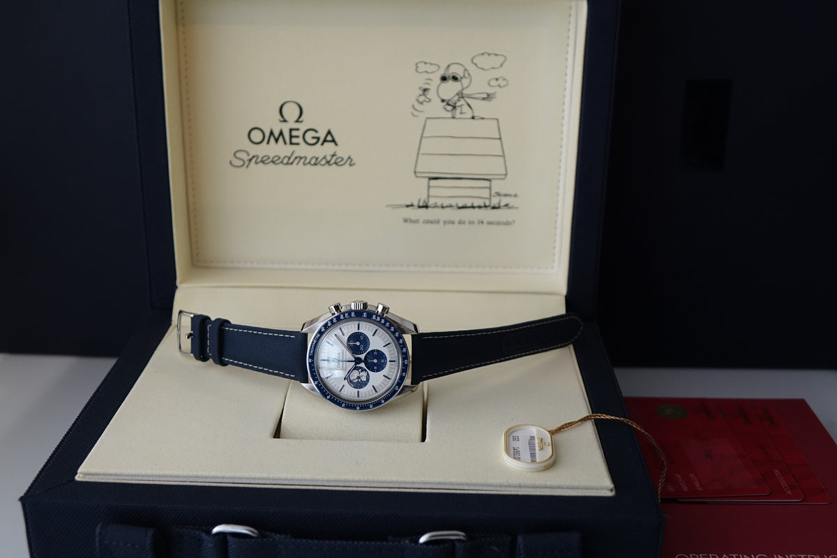 BNIB Omega Speedmaster Snoopy 50th anniversary 310.32.42.50.02.001