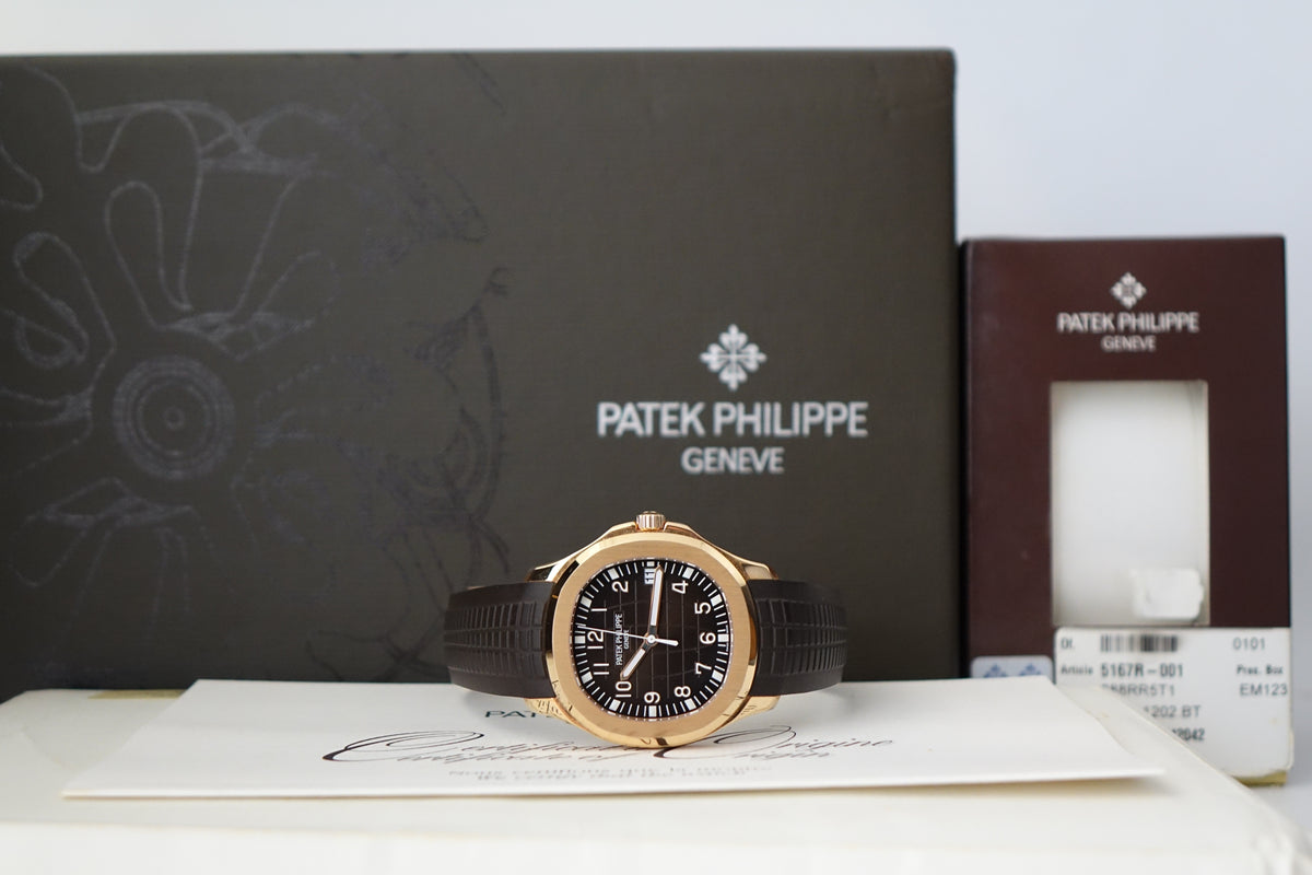 Patek Philippe Aquanaut 5167R-001 full set