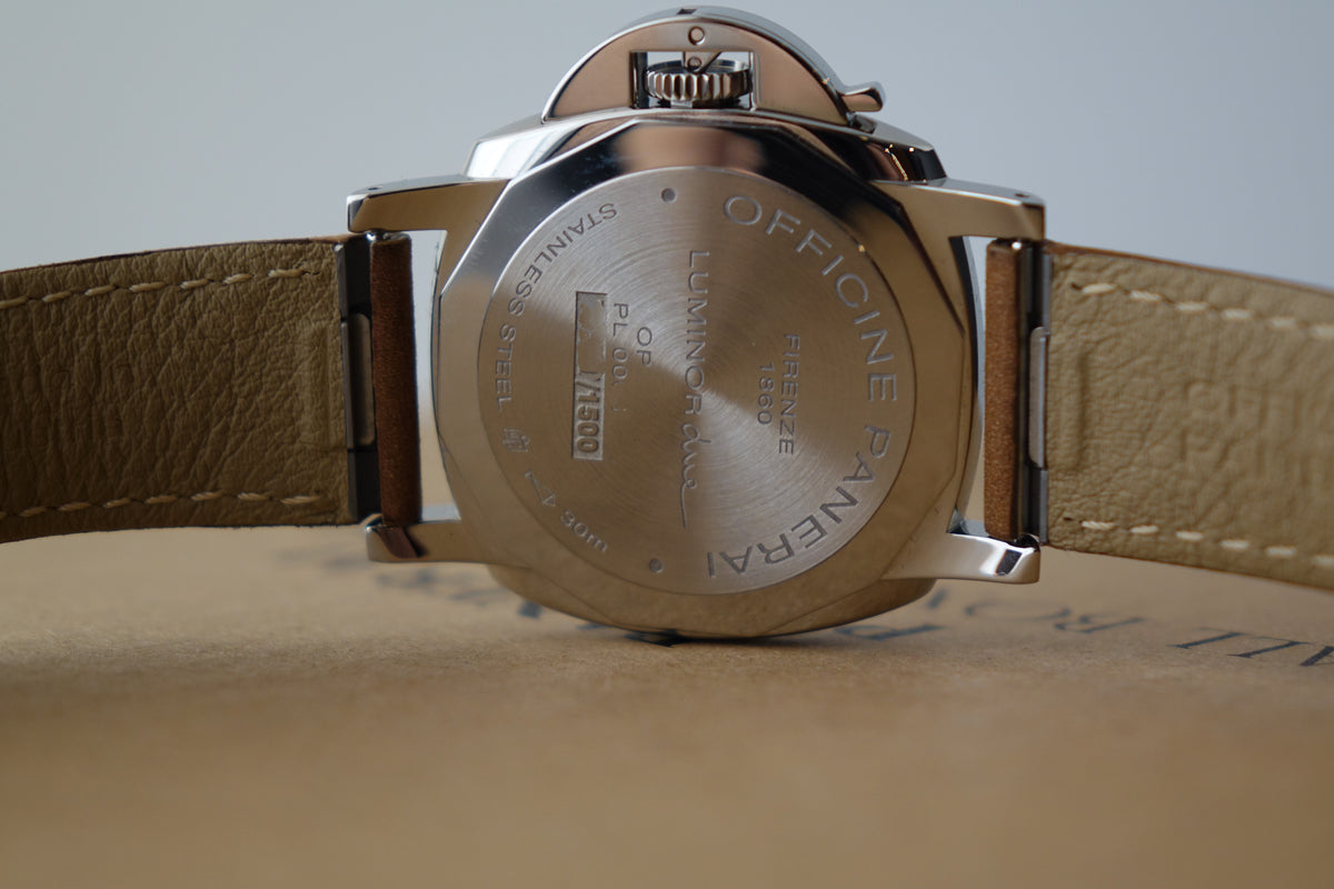 Panerai Luminor Due 3 Days automatic PAM00755 grey dial 38mm