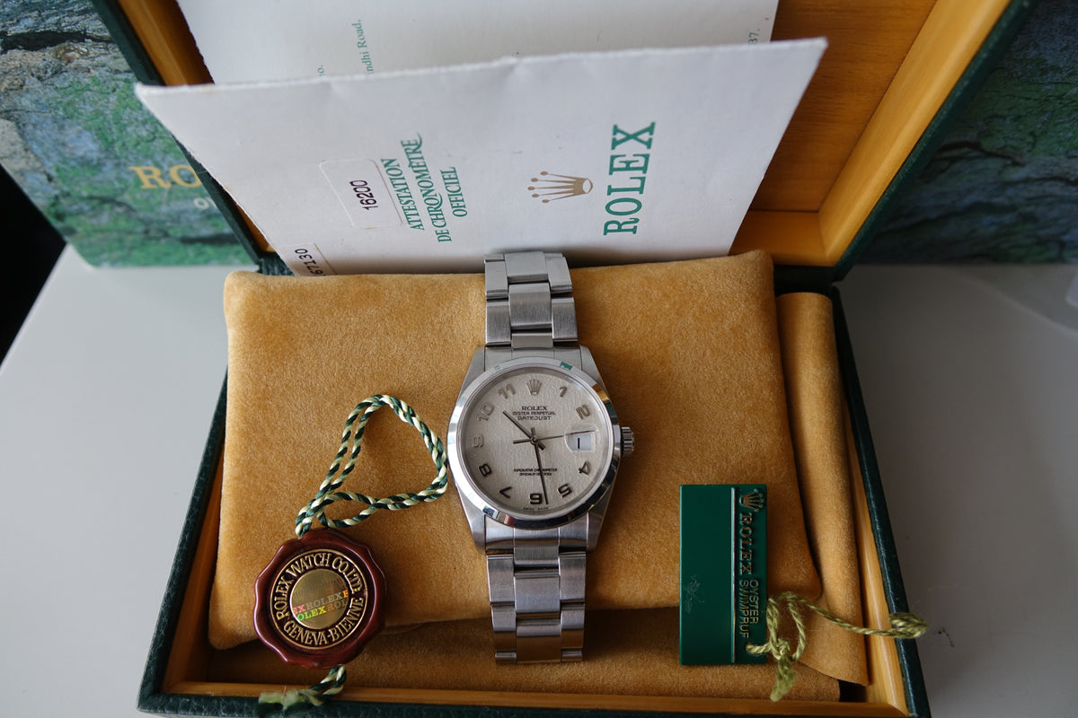 Rolex Datejust 36 16200 Ivory computer dial