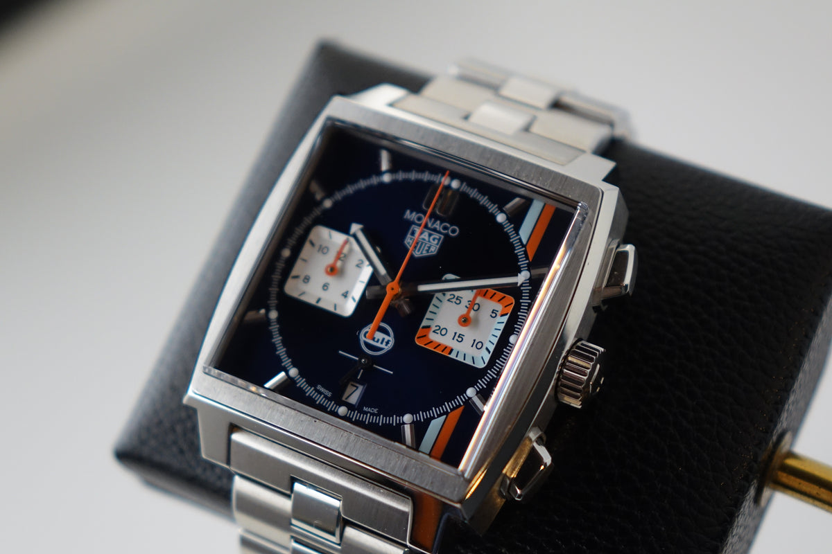 Tag Hauer CBL2115 Monaco x Gulf Special Edition