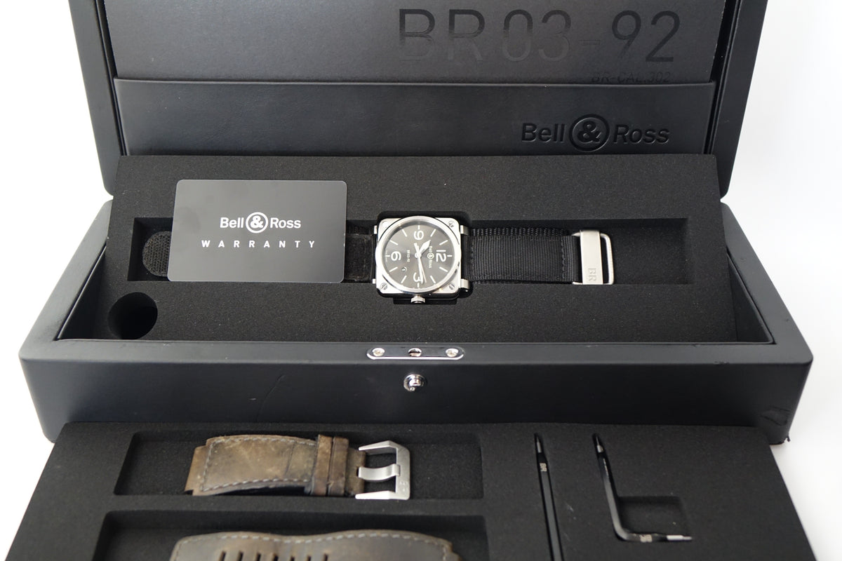 Bell&Ross BR03-92 Grey Lum full set