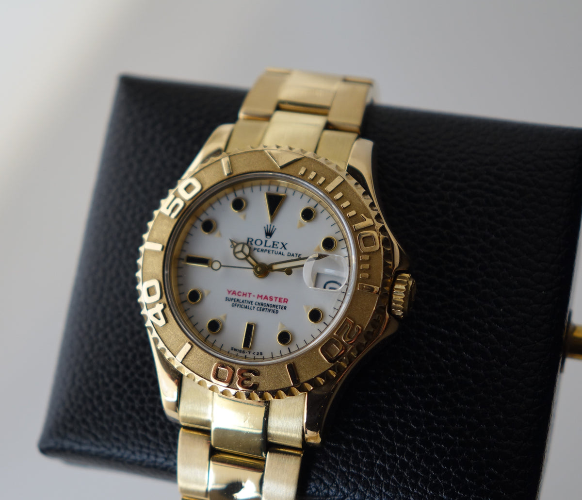 Rolex Yacht-Master 68628 Black Onyx indices 18k Yellow Gold