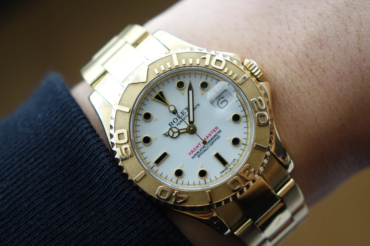 Rolex Yacht-Master 68628 Black Onyx indices 18k Yellow Gold