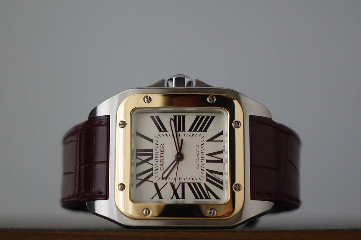 Cartier Santos 100 XL 2656 Half gold full set