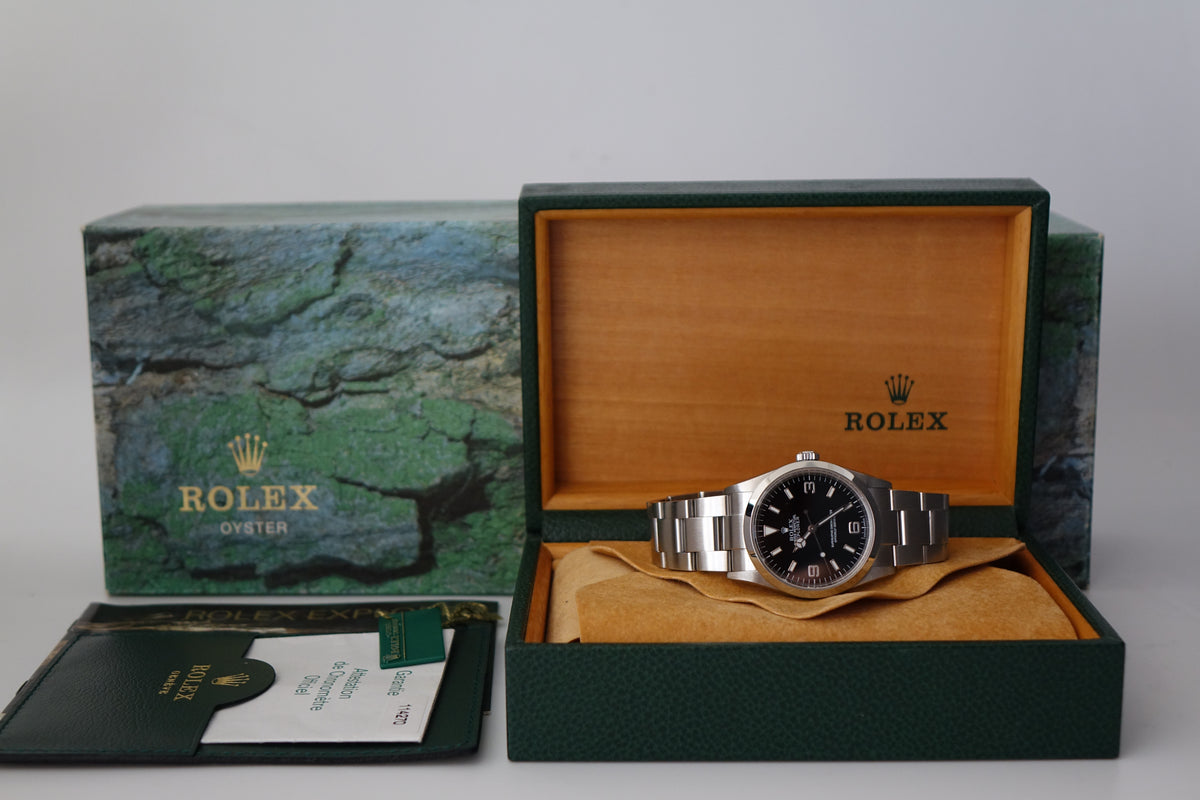 Preowned Rolex Explorer 1 114270 full set