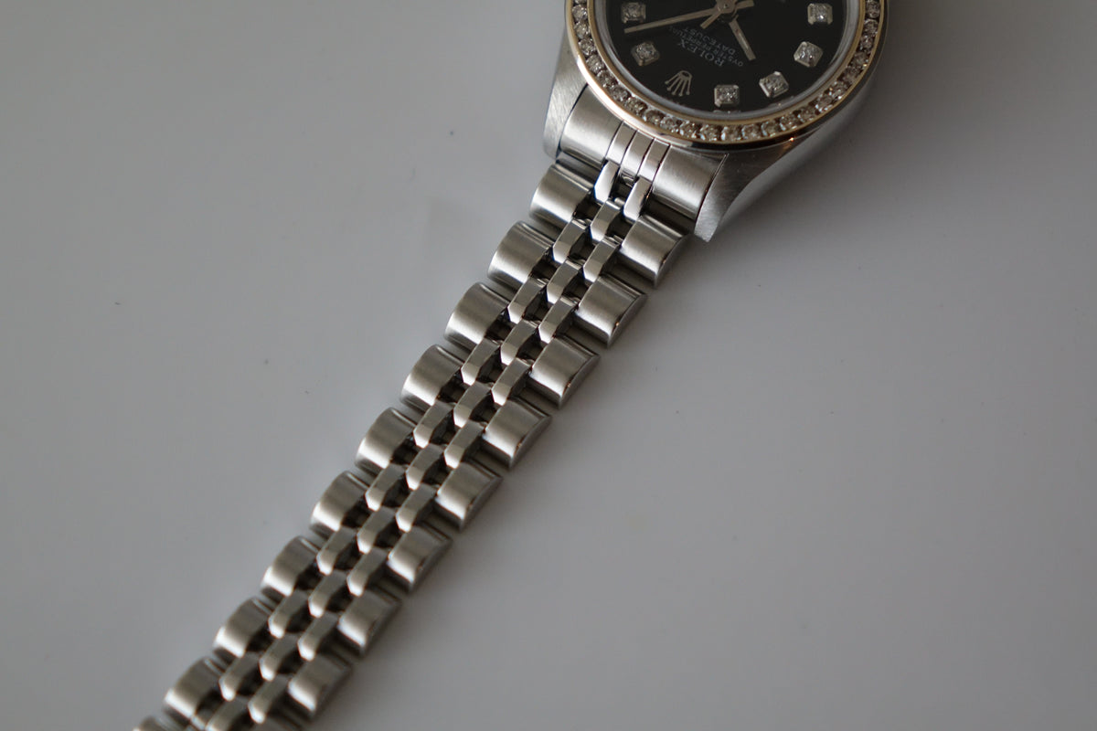 Rolex Datejust 26 black diamond dial 69174G