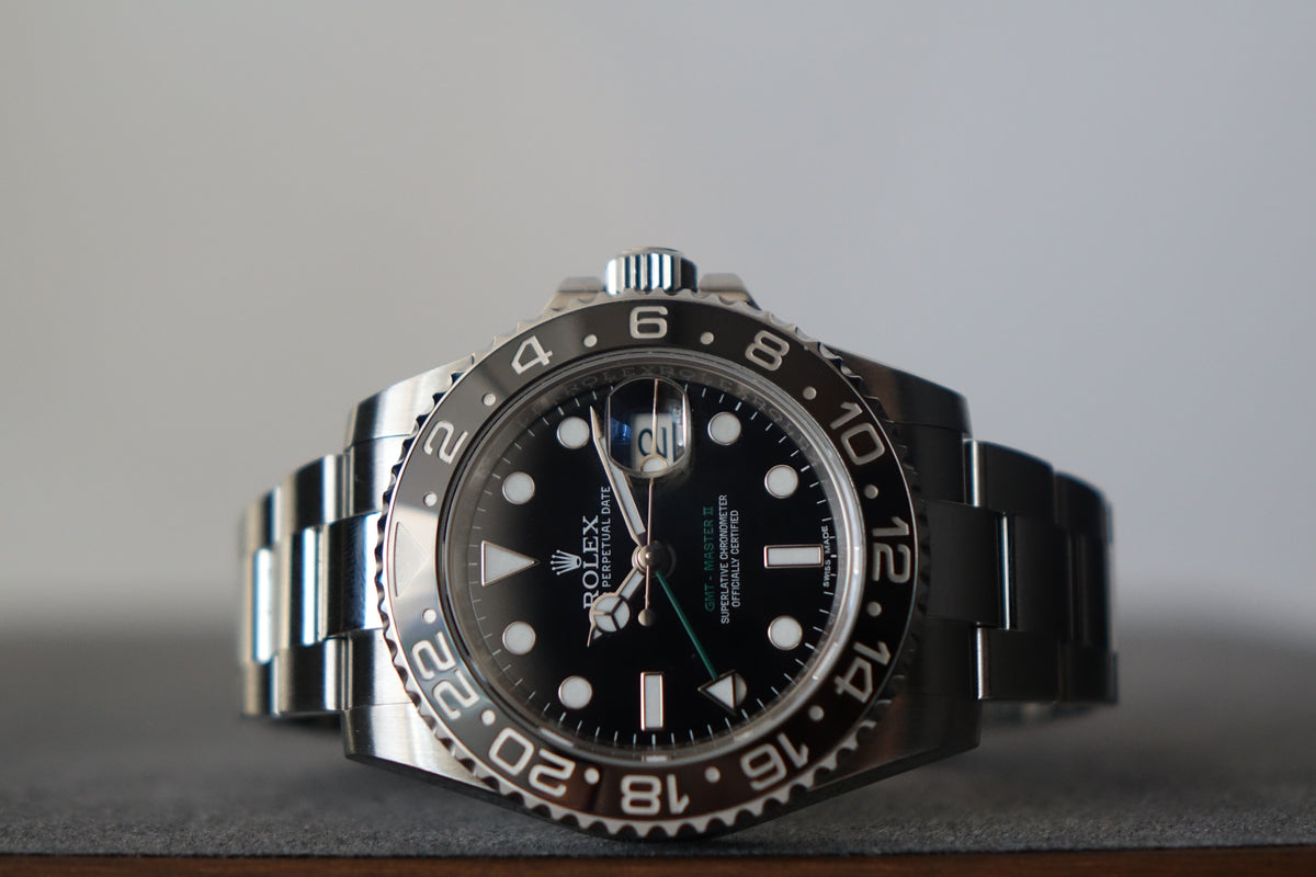 Rolex GMT Master II 116710LN green arrow full set