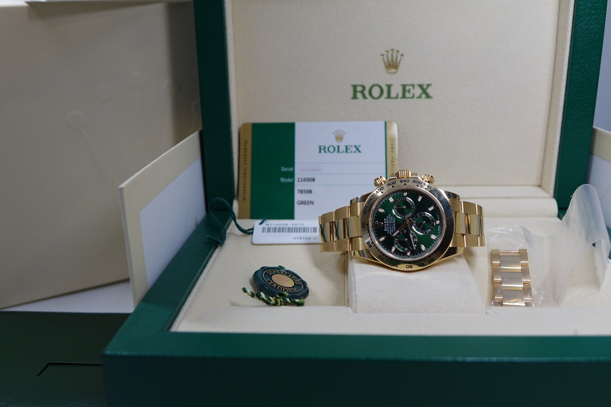 Rolex Daytona Cosmograph 116508 John Mayer full set