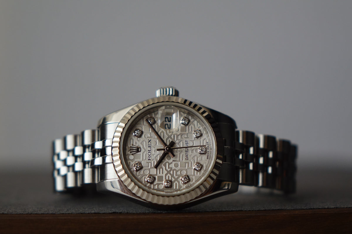 Rolex Datejust 26 179174G Computer dial 10P diamond full set